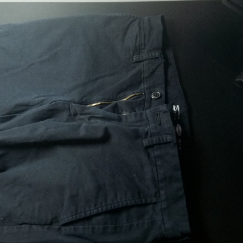 Black chinos